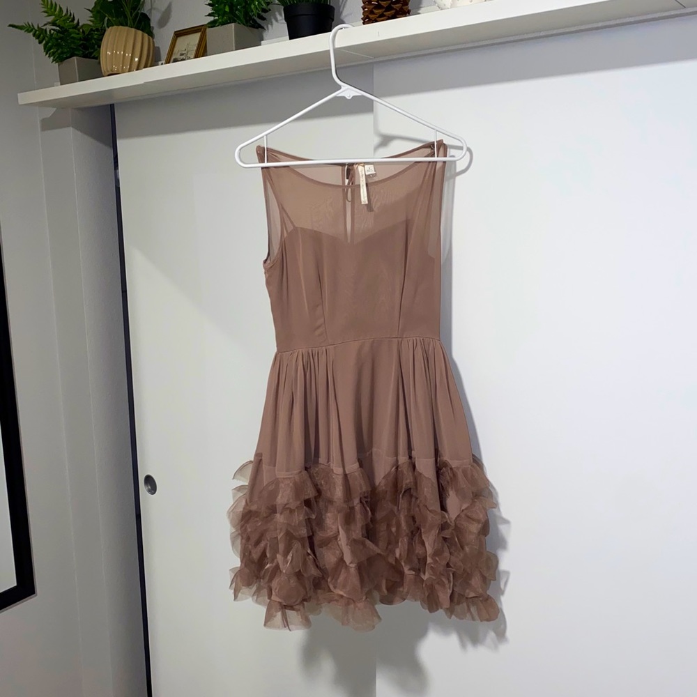Tan dress